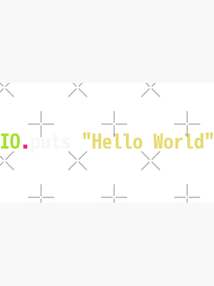 Hello World Elixir Code - Dark Syntax Scheme Coder Design by geeksta