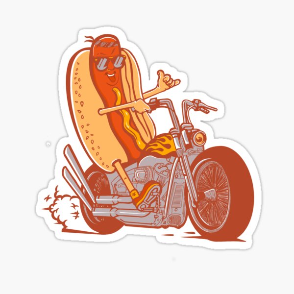 Hot Dawg Stickers Redbubble