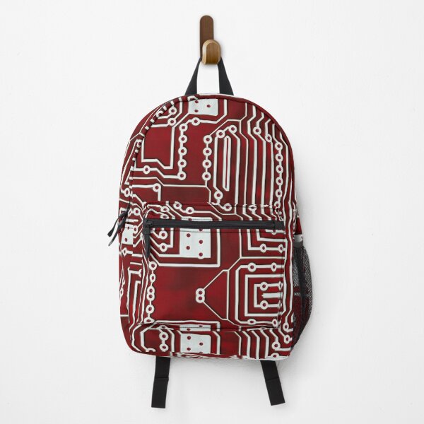 Item preview, Red Geek Motherboard Circuit Pattern designed and sold by livianasgifts.