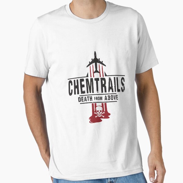 Item preview, Jet Chemtrails Red & Grey Logo designed and sold by DeepFriedArt.