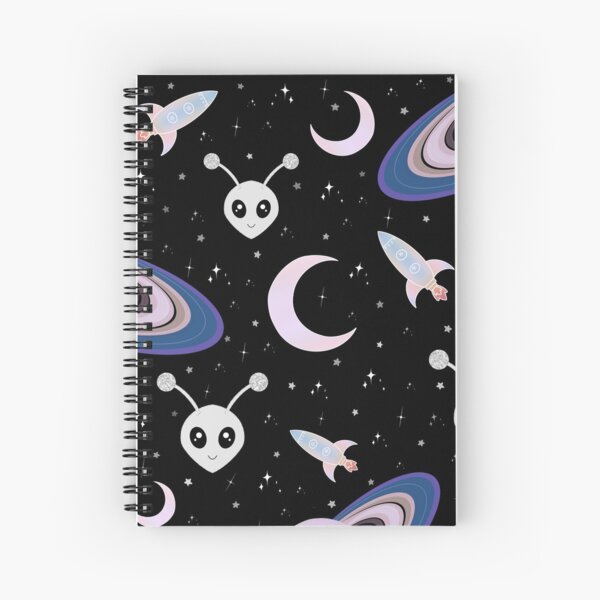 Pastel Space Spiral Notebook