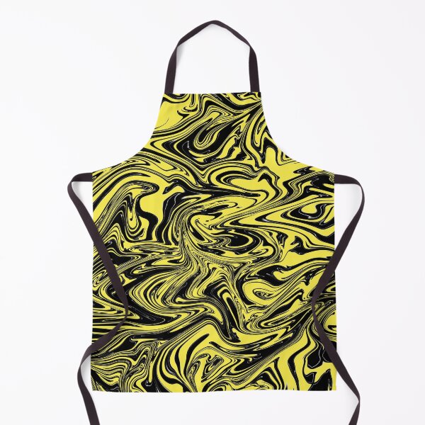 Item preview, Black and yellow random swirls designed and sold by Graphics By Craig.