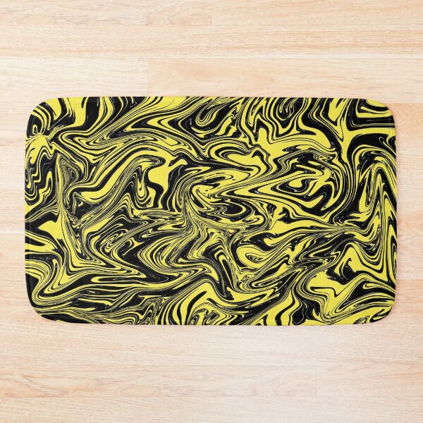 Item preview, Black and yellow random swirls designed and sold by Graphics By Craig.