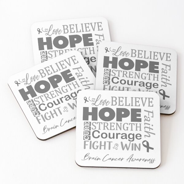 Item preview, Love Believe Hope Brain Cancer Awareness designed and sold by largellie.