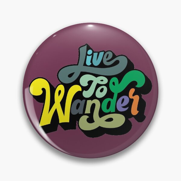 Item preview, Colorful and Bold Art - Live To Wander Nomad Explorer  designed and sold by Gamegiftscustom.