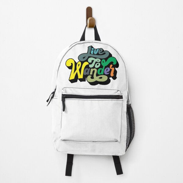 Item preview, Colorful and Bold Art - Live To Wander Nomad Explorer designed and sold by Gamegiftscustom.