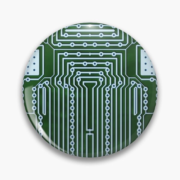 Item preview, Green Geek Motherboard Circuit Pattern designed and sold by livianasgifts.