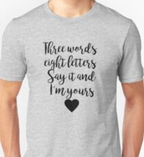 Gossip Girl - Three Words Unisex T-Shirt