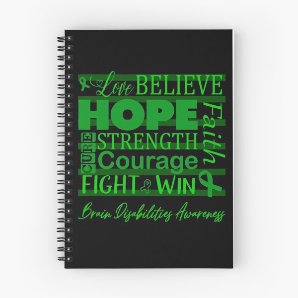 Item preview, Love Believe Hope Brain Disabilities Awareness designed and sold by largellie.