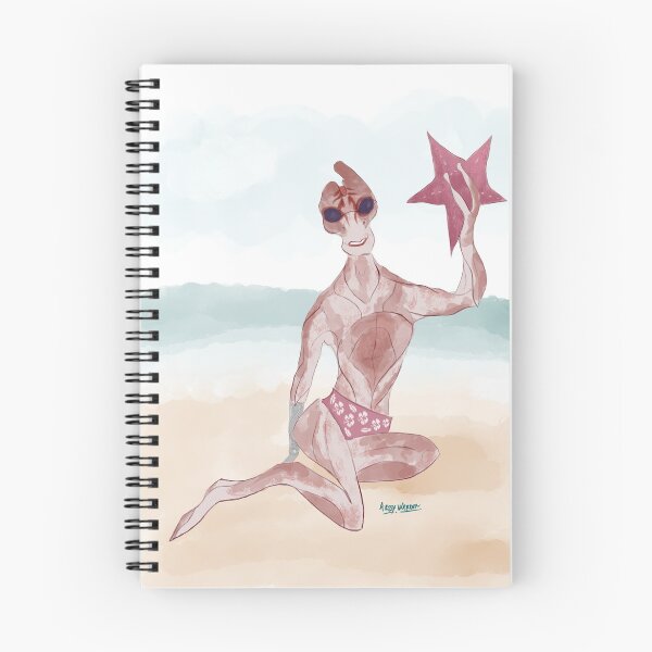 Item preview, Mordin Solus Beach Retirement AU designed and sold by artsywarden.