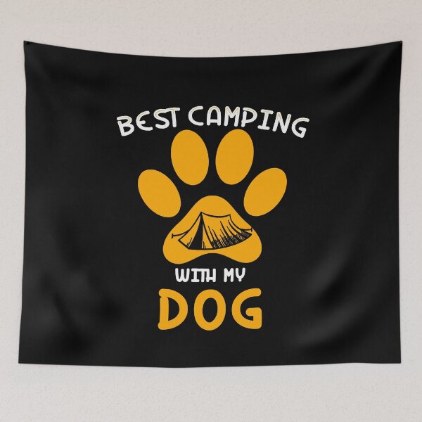 Item preview, Best Camping with My Dog Sweet Gifts Who Love Dogs and Camping designed and sold by AchrafOc.