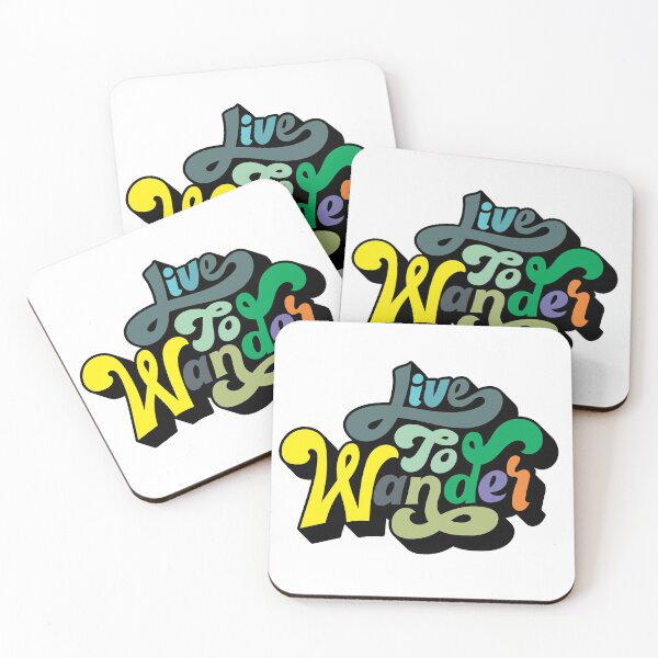 Item preview, Colorful and Bold Art - Live To Wander Nomad Explorer  designed and sold by Gamegiftscustom.