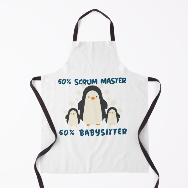 Item preview, 50% scrum master 50% babysitter designed and sold by Malautdesign.
