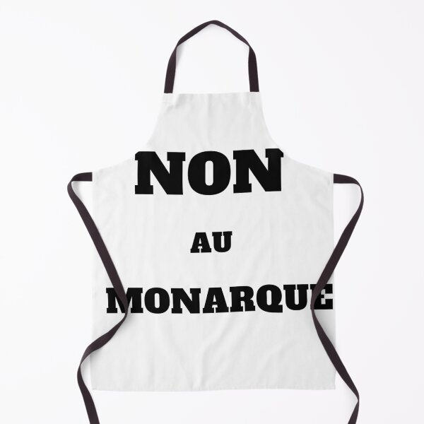 Item preview, No to the Monarch protest government France republican monarchy designed and sold by FranceLibre.