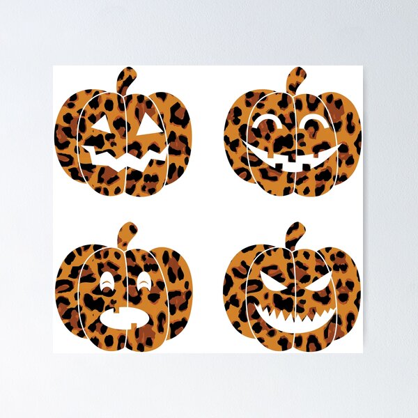 Item preview, Leopard Pumpkin Emojis designed and sold by ChaseCoClothing.