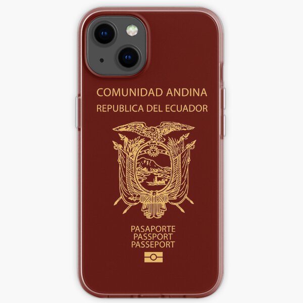 Ecuador passport iPhone Soft Case