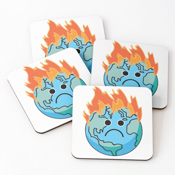 Item preview, Climate Change Earth is on fire greta thunberg  designed and sold by Giovanni's  Brown Quotes.