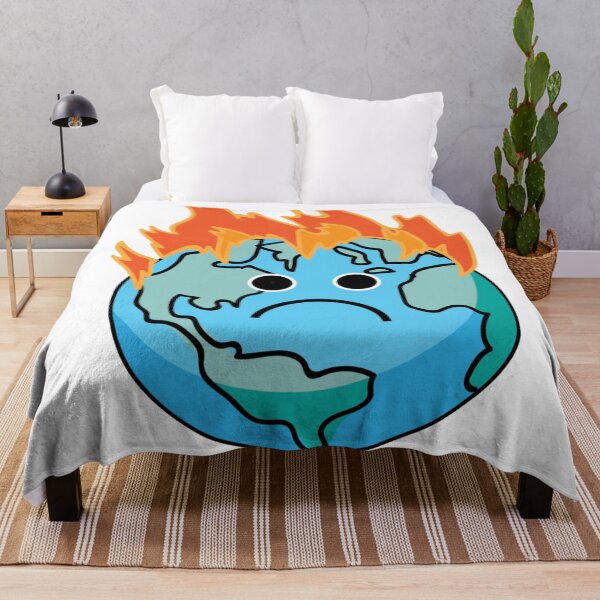 Item preview, Climate Change Earth is on fire greta thunberg  designed and sold by Giovanni's  Brown Quotes.