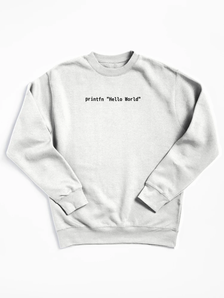 Thumbnail 1 von 6, Pullover, Hello World FSharp Code - Helles Syntax Schema Coder Design designt und verkauft von geeksta.