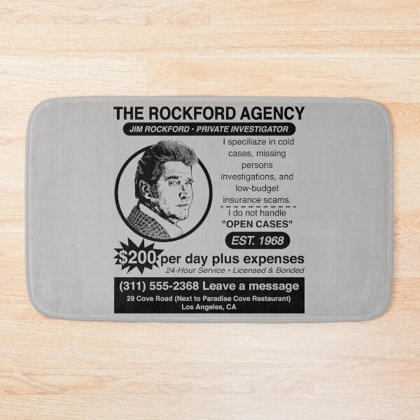 Item preview, Jim Rockford Newspaper Ad designed and sold by Alema Art.
