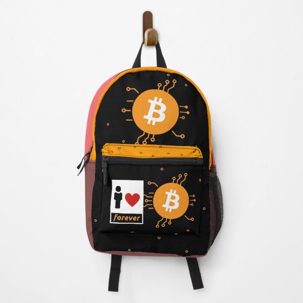 Item preview, I love bitcoin forever. BTC cryptocurrency logo black designed and sold by yashik.