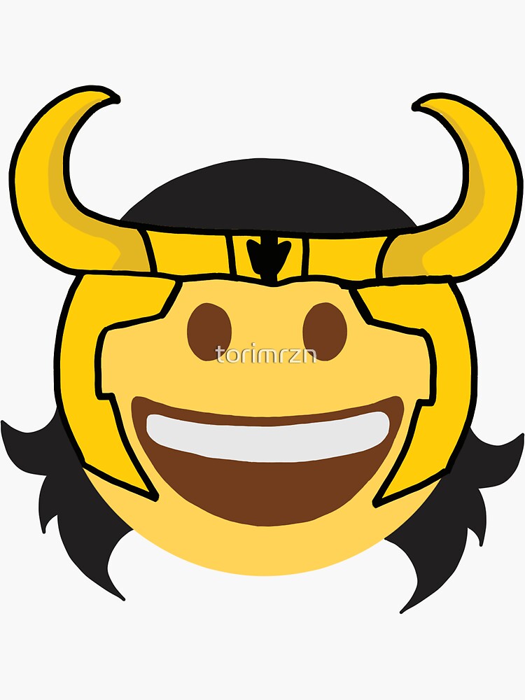 Loki Emoji  Sticker for Sale by torimrzn