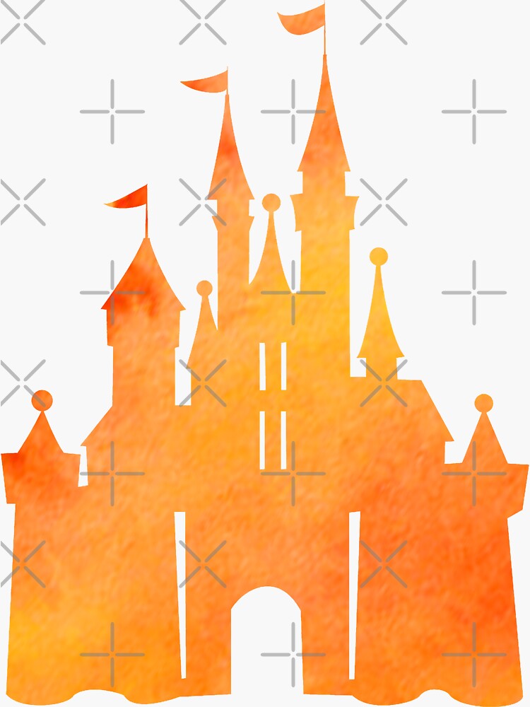 Halloween Watercolor Castle by darrianrebecca