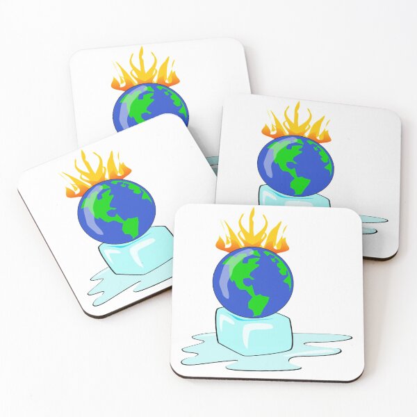 Item preview, Climate Change Earth is on fire planet is melting  designed and sold by Giovanni's  Brown Quotes.