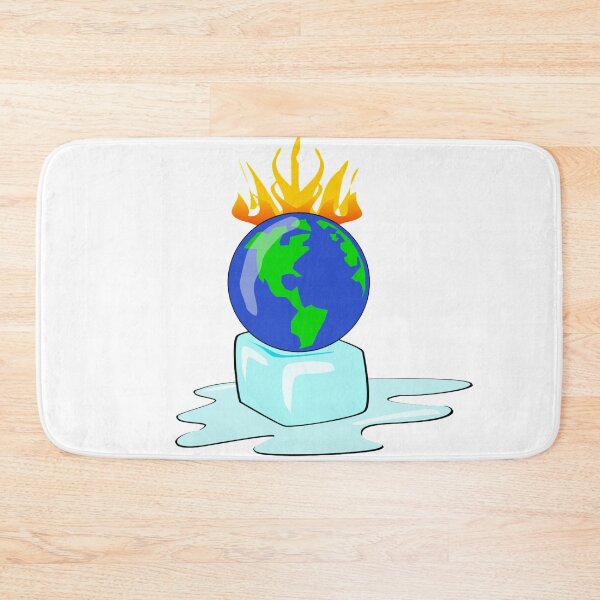Item preview, Climate Change Earth is on fire planet is melting  designed and sold by Giovanni's  Brown Quotes.