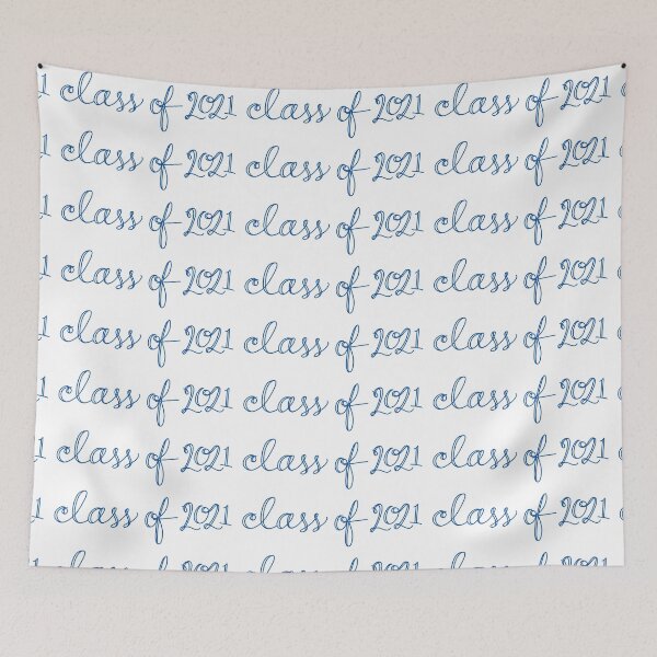 Item preview, Class of 2021 Cursive Blue designed and sold by CGBCreative.