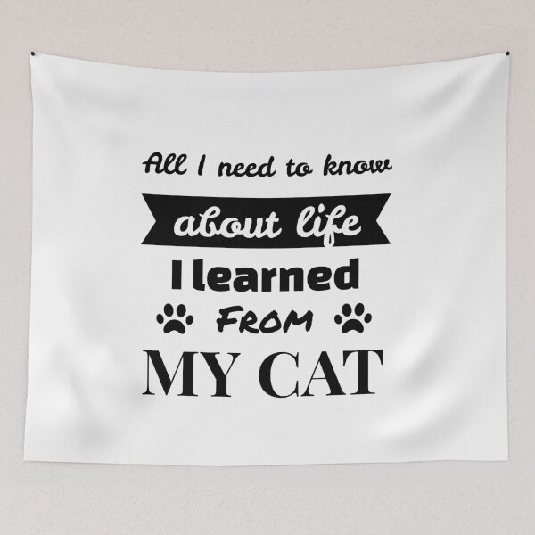 Item preview, All I need to know about life i learned from my cat designed and sold by narilex.