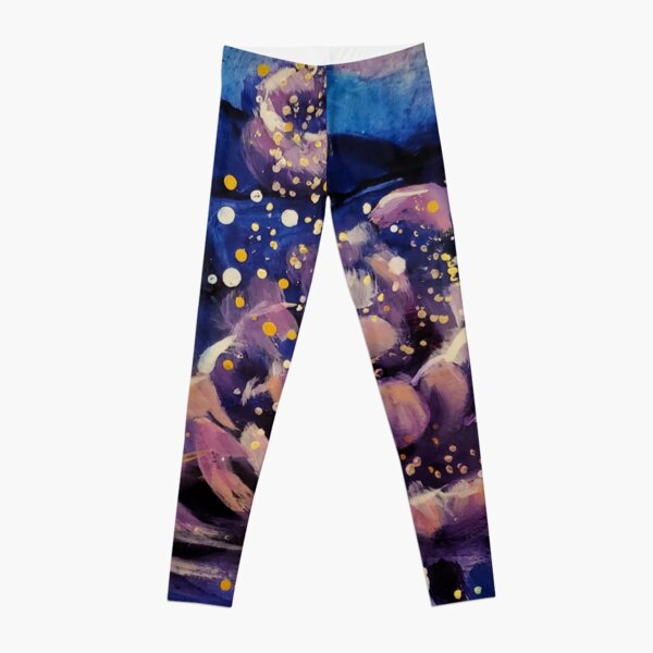 Cosmic Whale Yoga Leggings