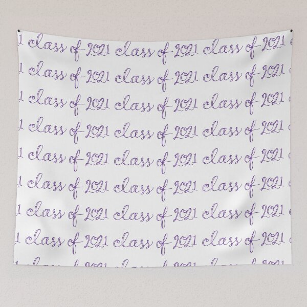 Item preview, Class of 2021 Cursive Purple designed and sold by CGBCreative.