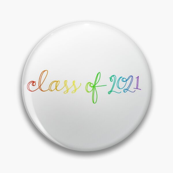 Item preview, Class of 2021 Cursive Rainbow designed and sold by CGBCreative.