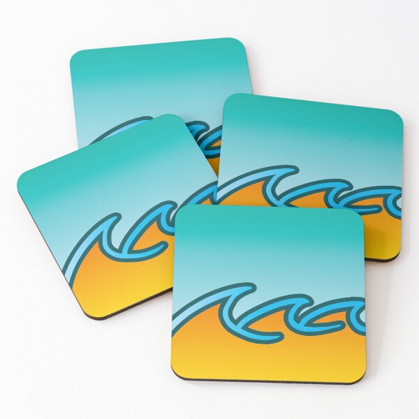Item preview, Wave on Beautiful Gradient designed and sold by Spindriftmerch.