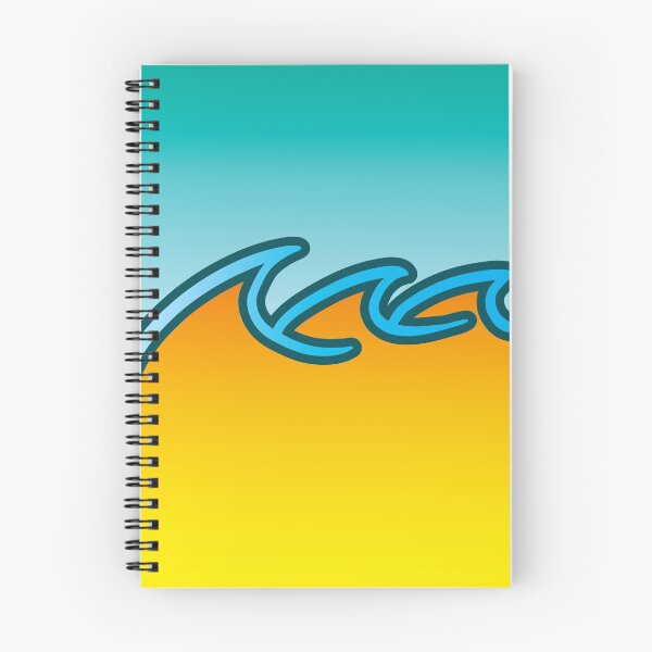 Item preview, Wave on Beautiful Gradient designed and sold by Spindriftmerch.