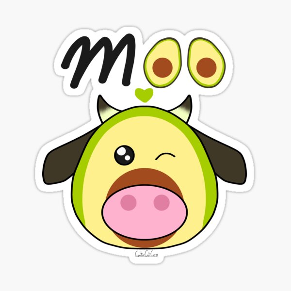 Little Avocado Cow (Avo-cow-do) | Poster