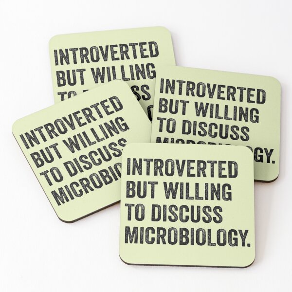 Item preview, Introverted But Willing To Discuss Microbiology designed and sold by kamrankhan.