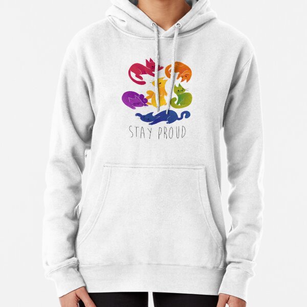 LGBT + PRIDE CATS Pullover Hoodie