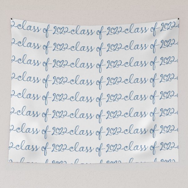 Item preview, Class of 2022 Cursive Blue designed and sold by CGBCreative.