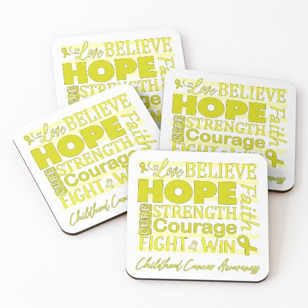Item preview, Love Believe Hope Childhood Cancer Awareness designed and sold by largellie.