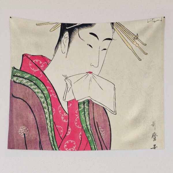 Item preview, Hinazuru of the Keizetsuro, from the series "Comparing the Charms of Beauties (Bijin kiryo kurabe) (Keizetsuro Hinazuru)" designed and sold by brushandframes.
