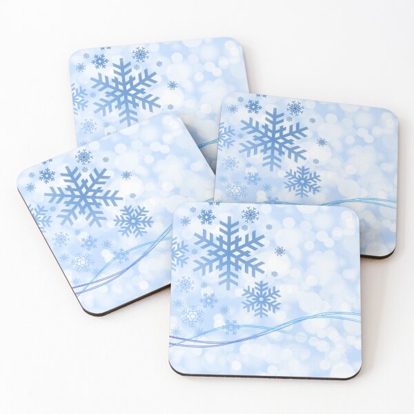Item preview, Blue Snowflakes Decorative designed and sold by livianasgifts.