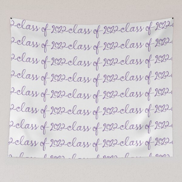 Item preview, Class of 2022 Cursive Purple designed and sold by CGBCreative.