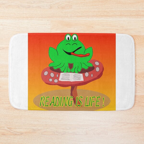 Item preview, Reading IS LIFE FROG designed and sold by EdwardMonet.