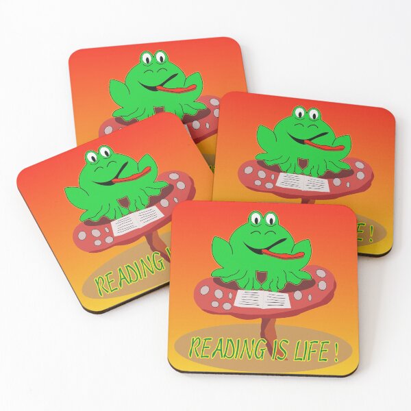 Item preview, Reading IS LIFE FROG designed and sold by EdwardMonet.