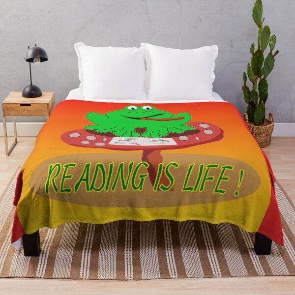Item preview, Reading IS LIFE FROG designed and sold by EdwardMonet.