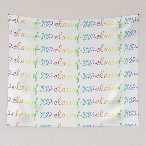 Item preview, Class of 2022 Cursive Rainbow designed and sold by CGBCreative.