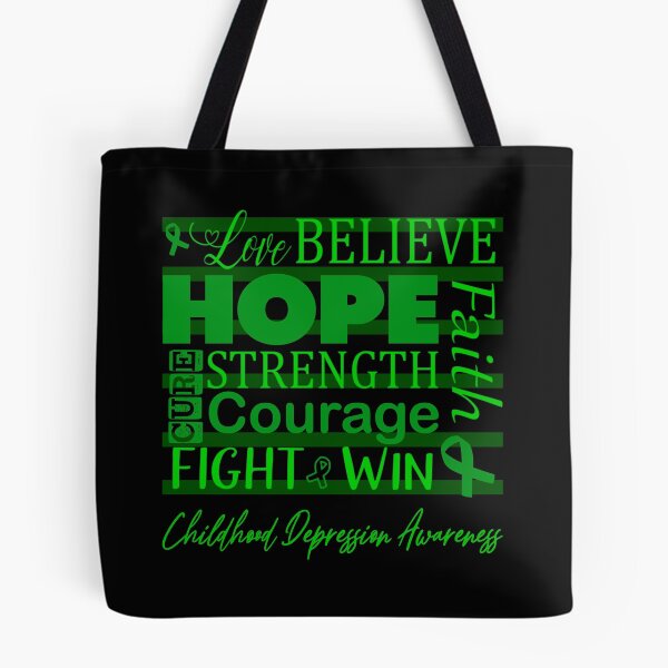 Item preview, Love Believe Hope Childhood Depression Awareness designed and sold by largellie.