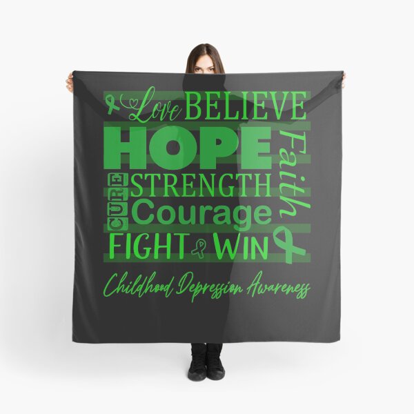 Item preview, Love Believe Hope Childhood Depression Awareness designed and sold by largellie.